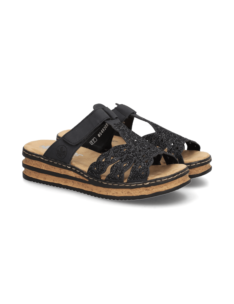 Rieker-Pantoffel-blau