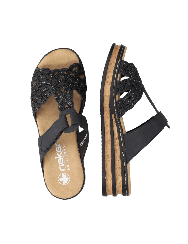 Rieker-Pantoffel-blau