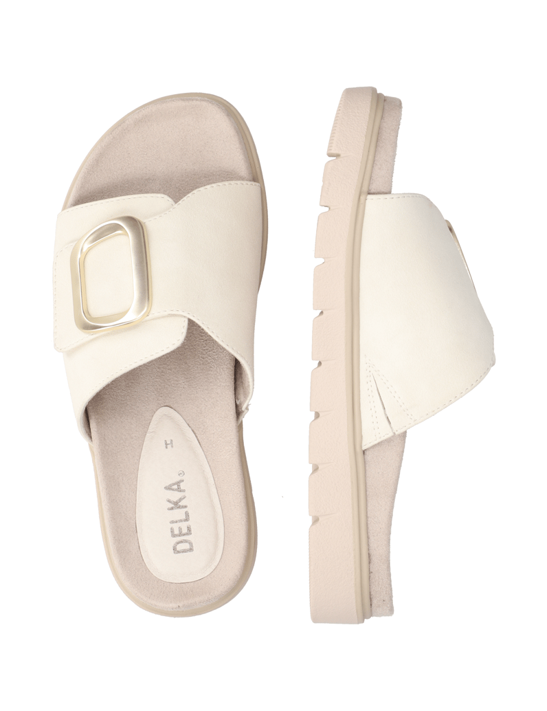 DELKA-Pantoffel-beige