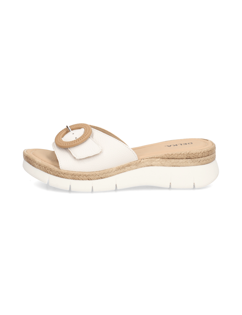 DELKA-Pantoffel-weiss