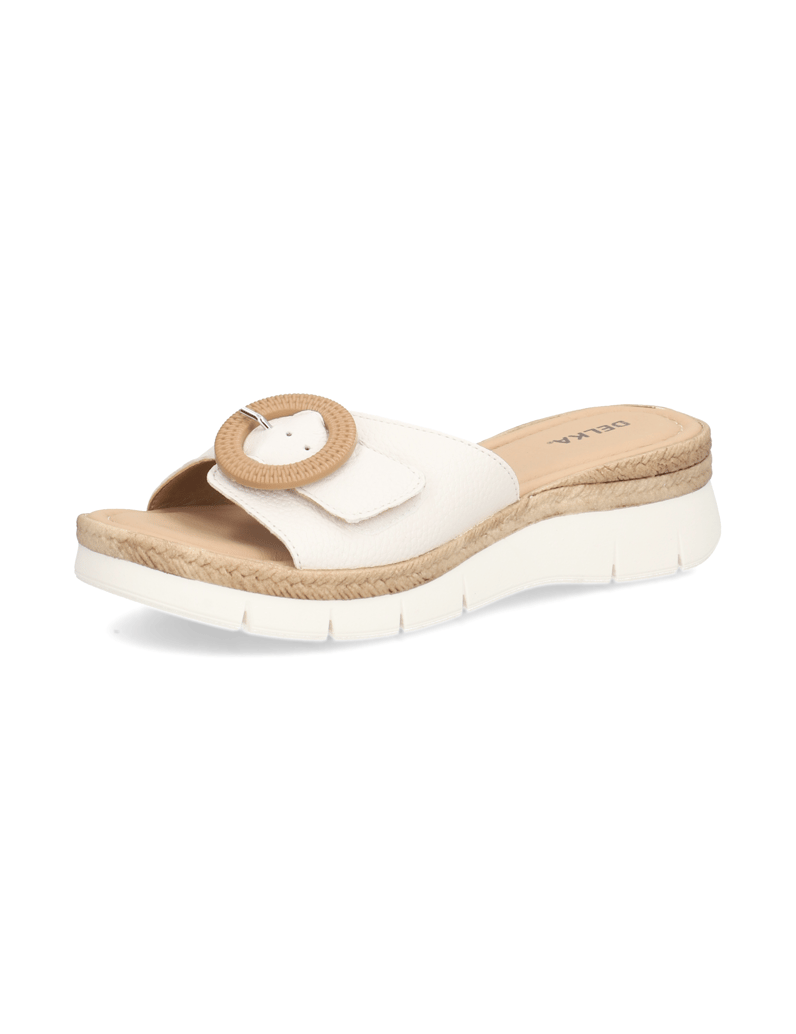 DELKA-Pantoffel-weiss