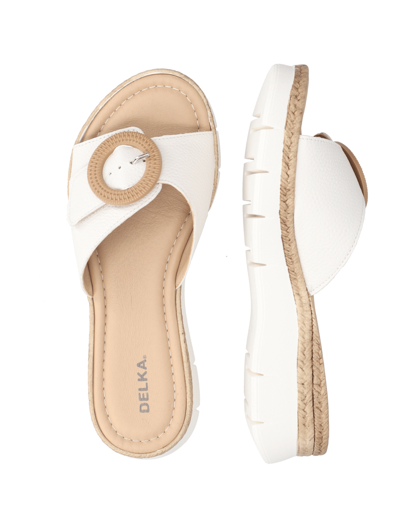 DELKA-Pantoffel-weiss