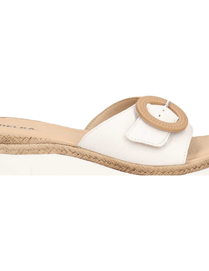 DELKA-Pantoffel-weiss