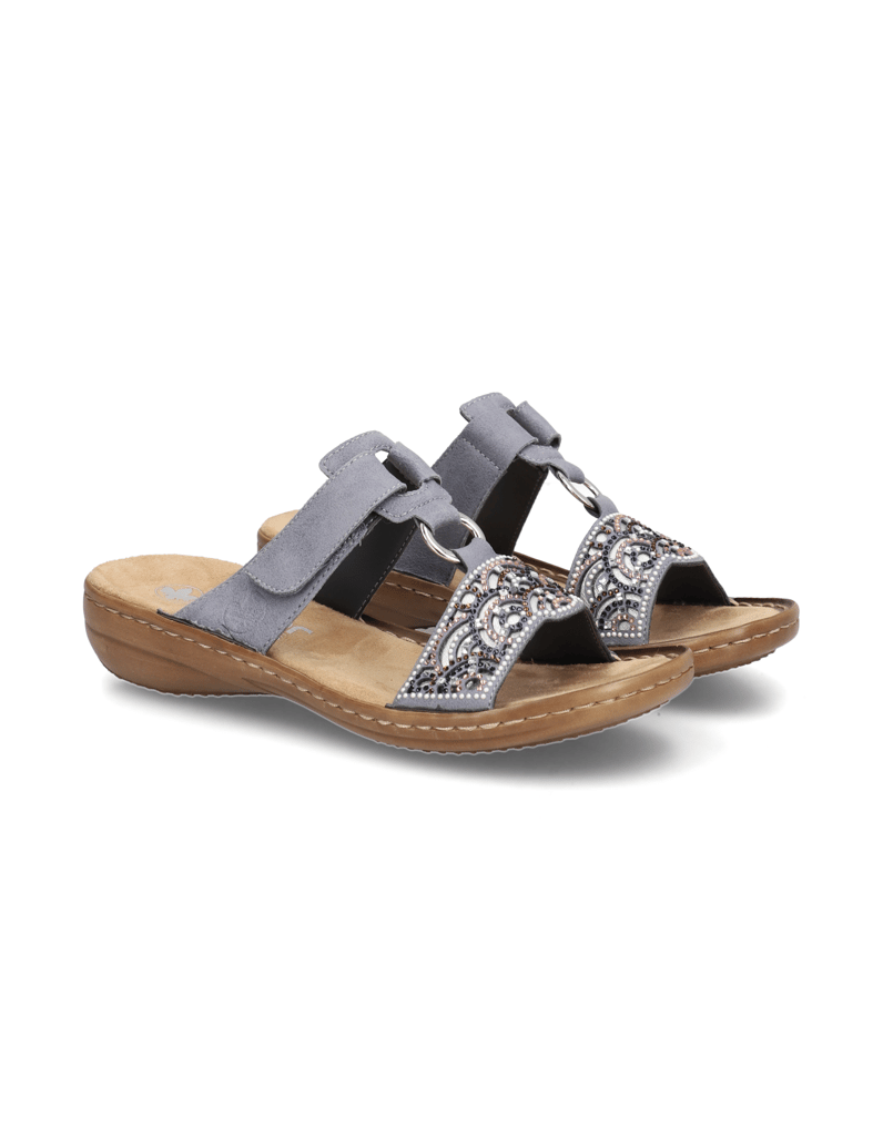 Rieker-Pantoffel-blau