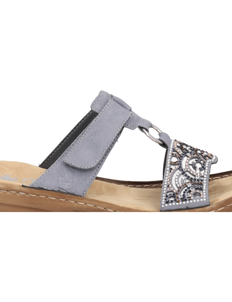 Rieker-Pantoffel-blau