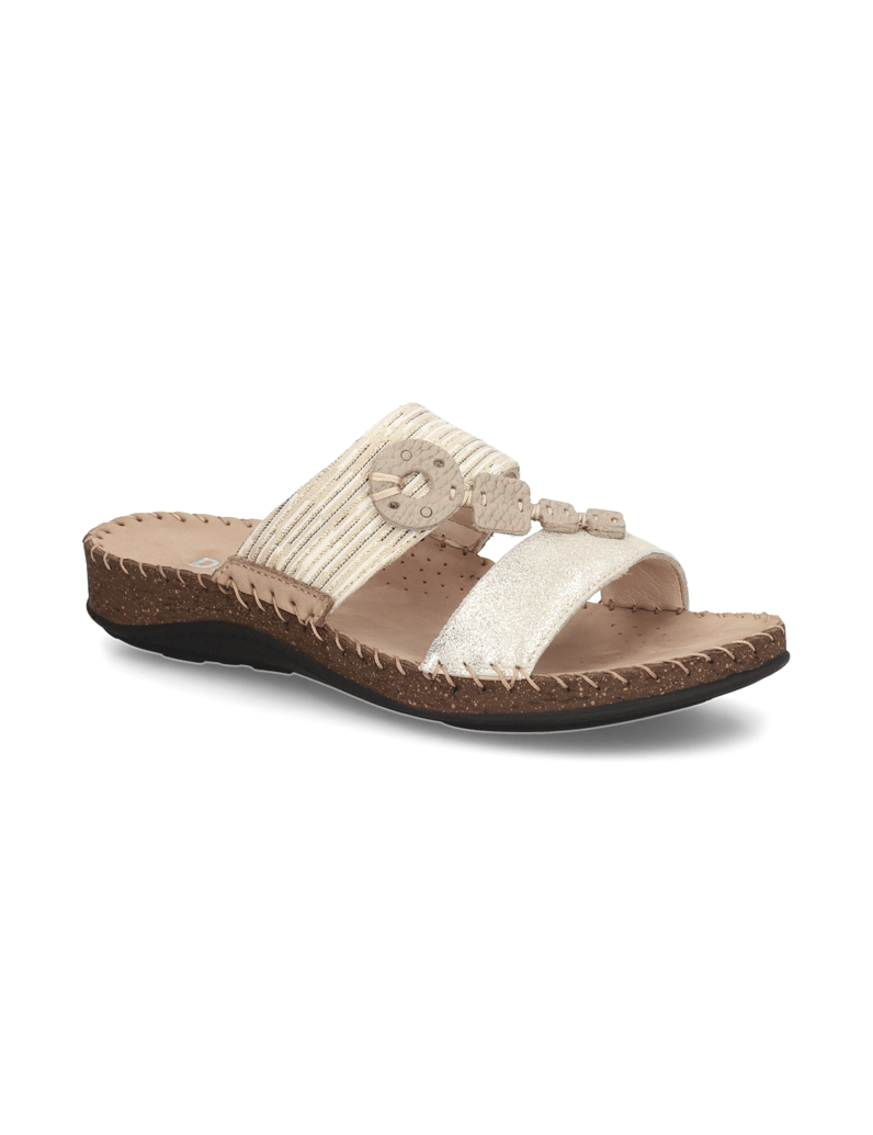 DELKA-Pantoffel-gold