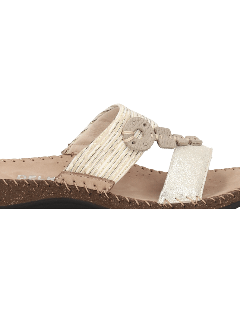 DELKA-Pantoffel-gold
