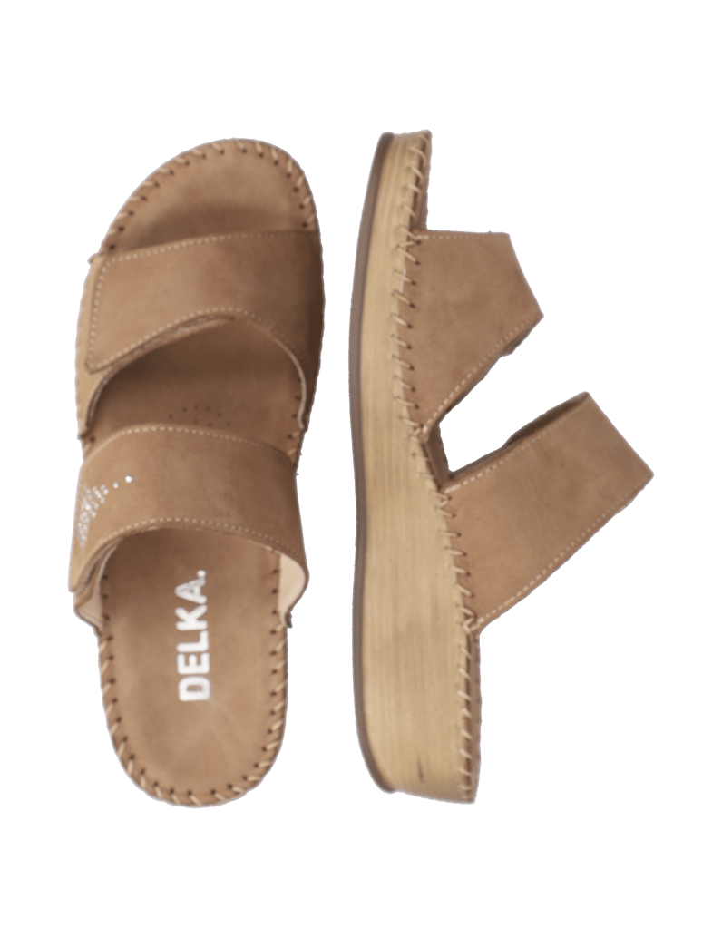 DELKA-Pantoffel-beige