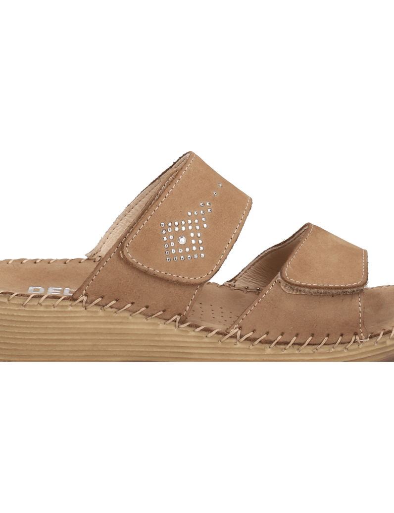 DELKA-Pantoffel-beige
