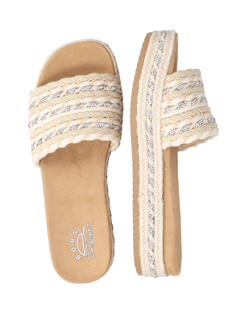 Skechers-Pantoffel-beige