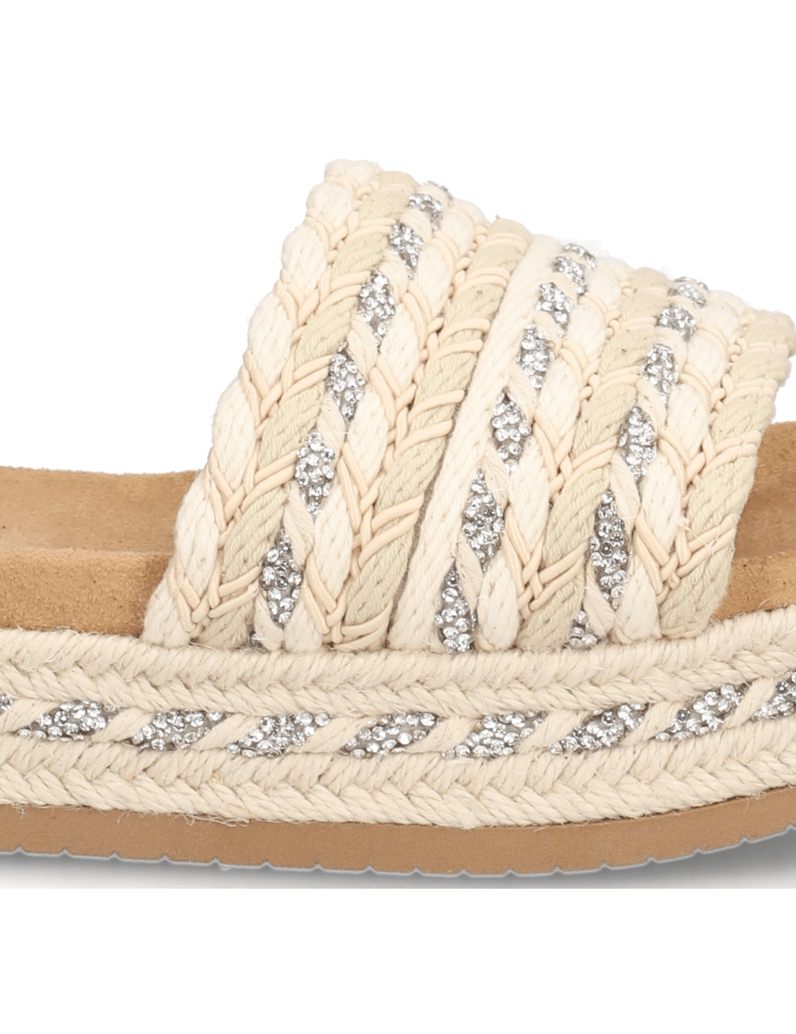 Skechers-Pantoffel-beige