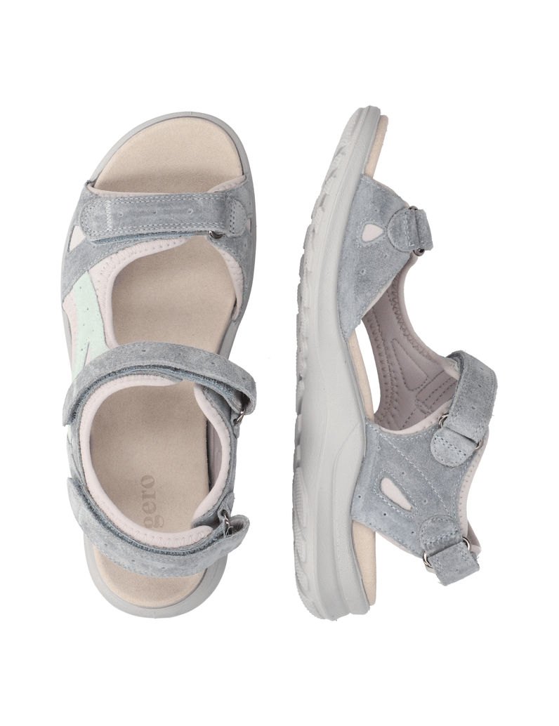 Legero-Veloursleder-Sandale-beige