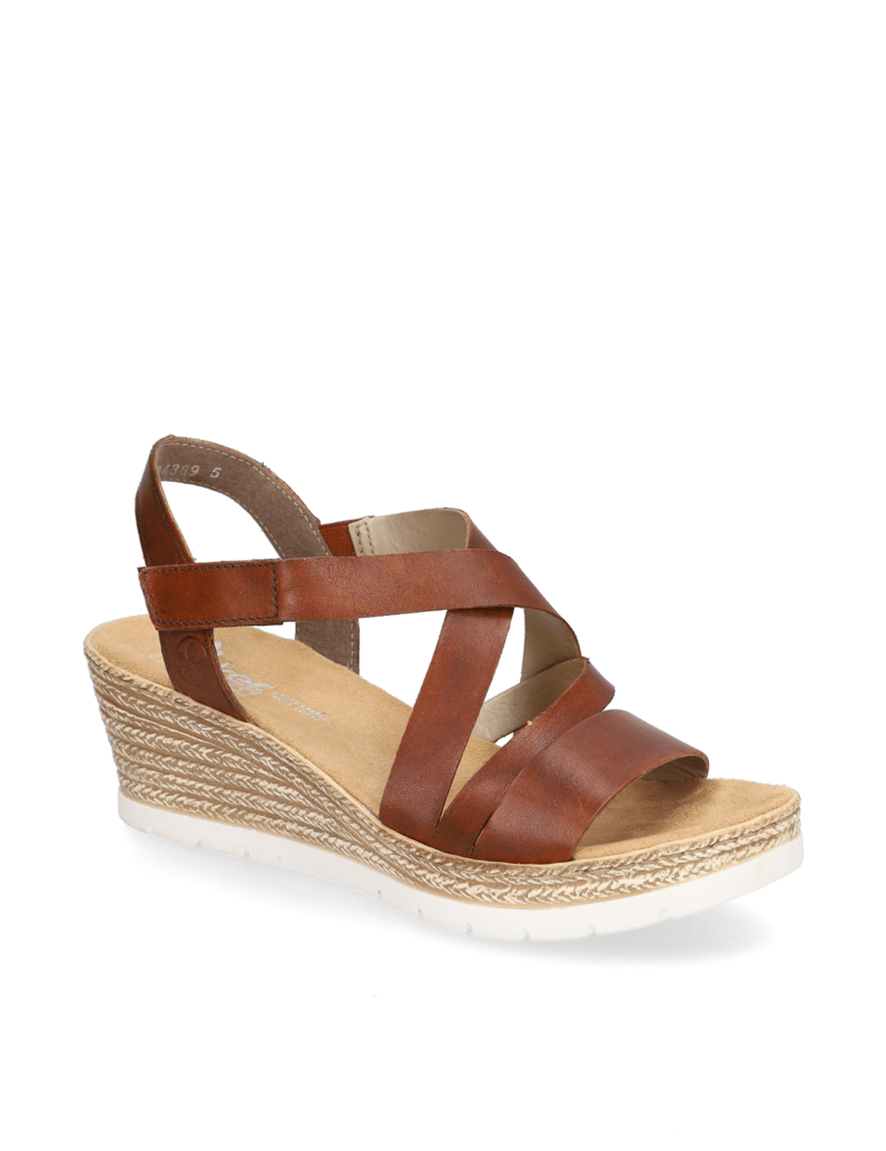 Rieker-Glattleder-Keilsandale