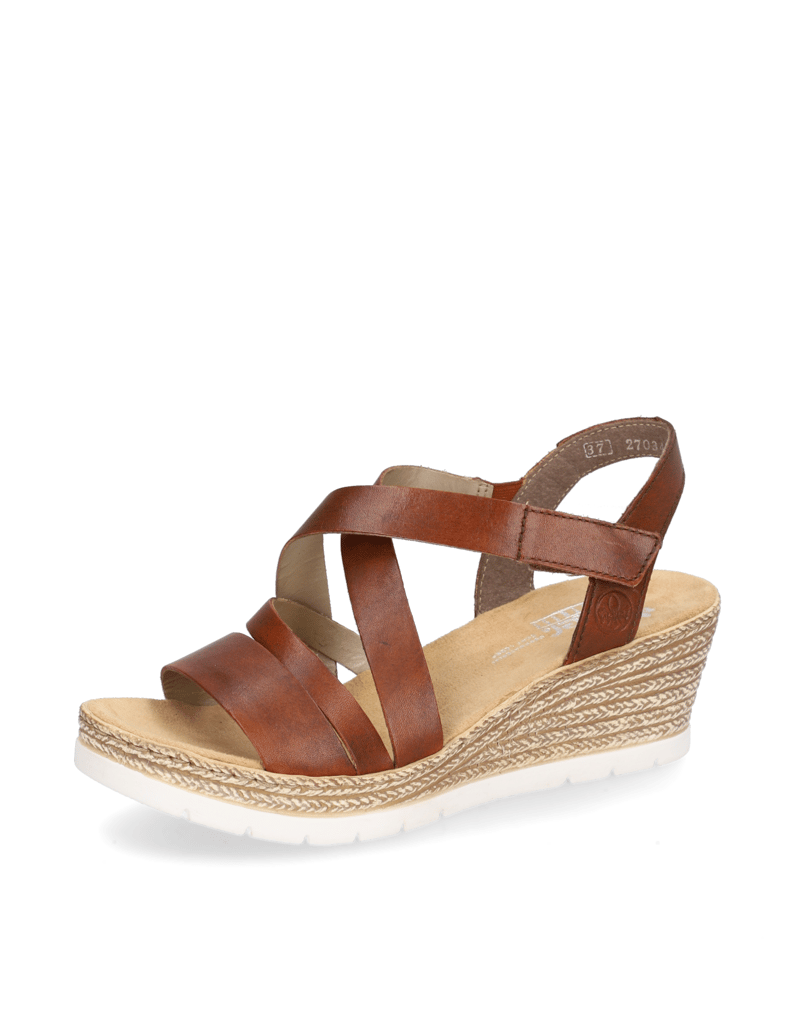 Rieker-Glattleder-Keilsandale