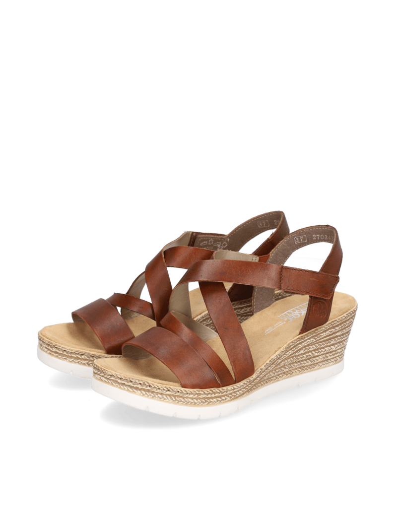 Rieker-Glattleder-Keilsandale