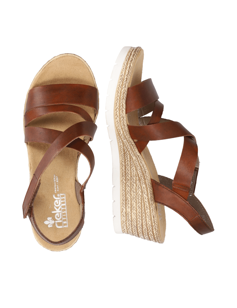 Rieker-Glattleder-Keilsandale