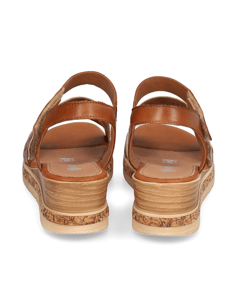 Remonte-Lederkombination-Keilsandale