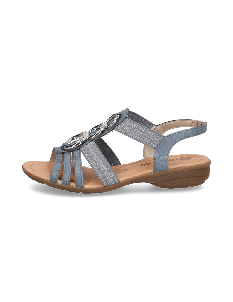 Remonte-Textil-Sandale-blau