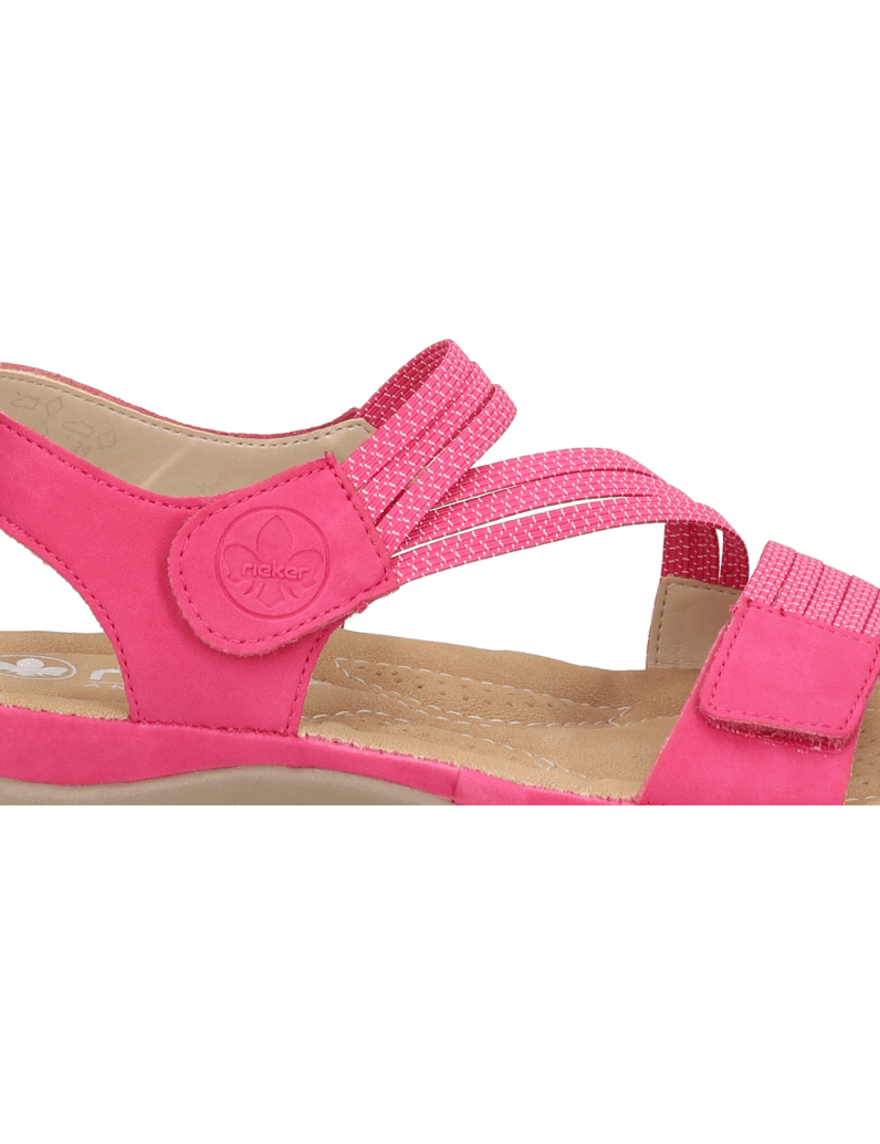 Rieker-Lederimitat-Sandale-pink