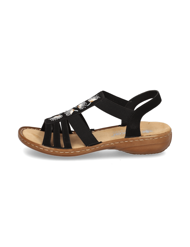 Rieker-Sandale-schwarz