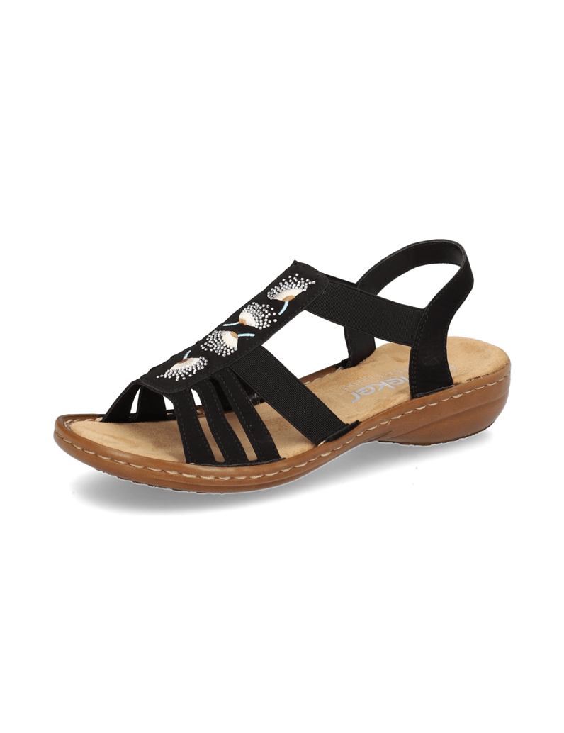 Rieker-Sandale-schwarz