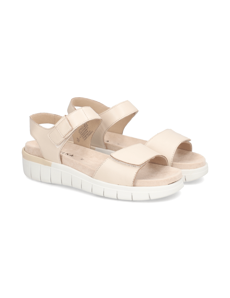 DELKA-Sandale-beige