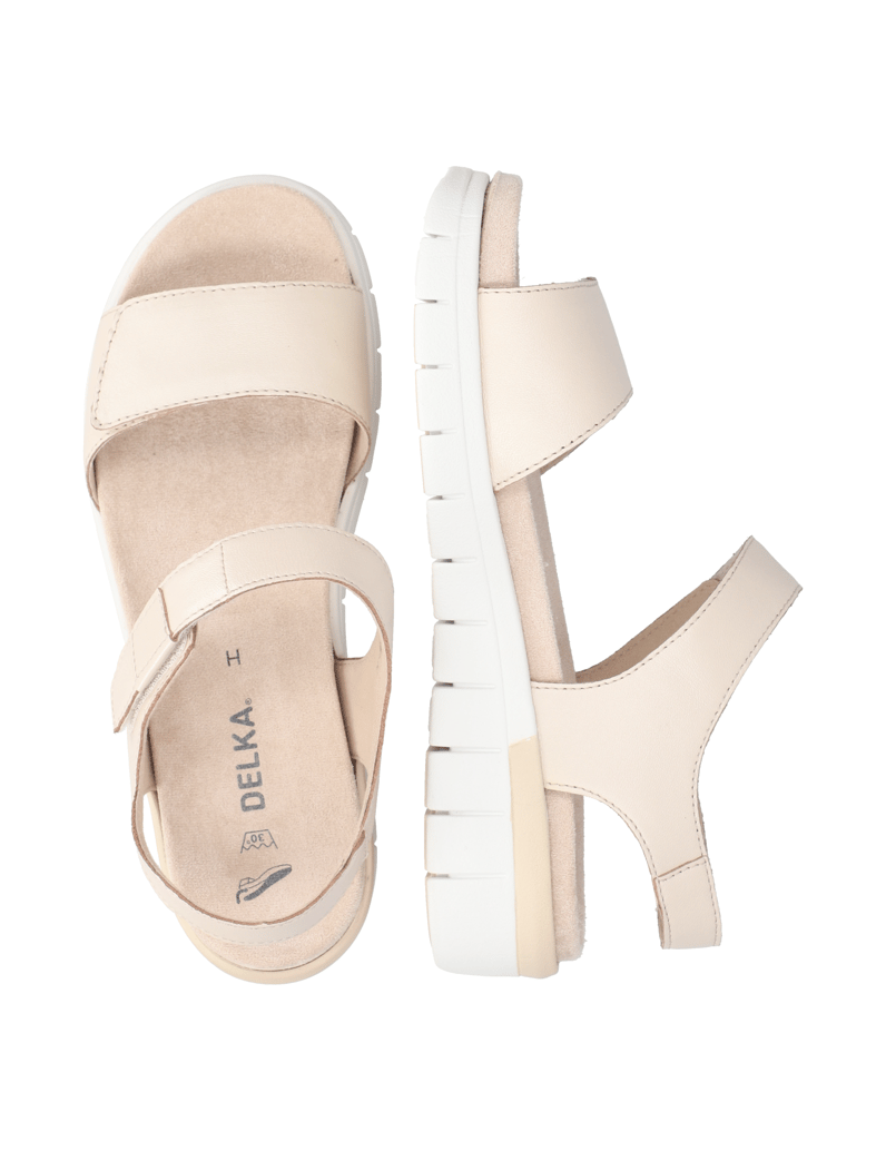 DELKA-Sandale-beige