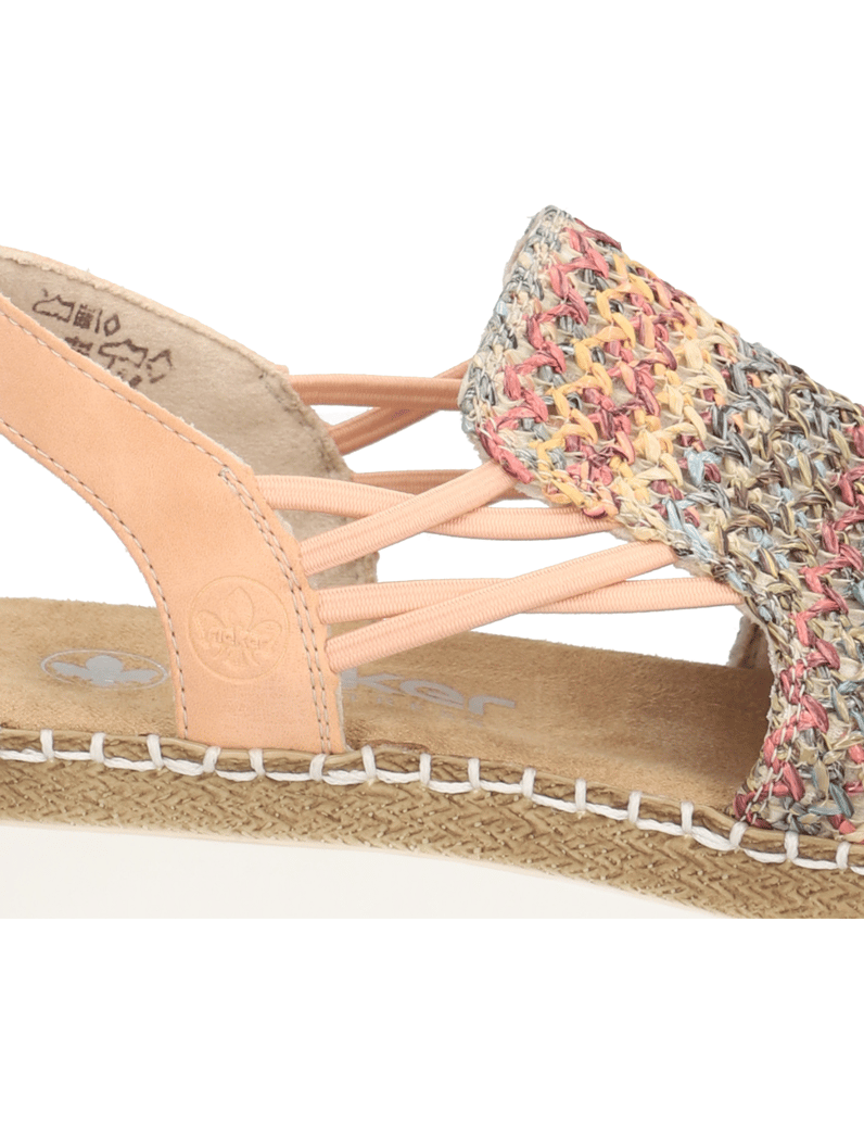Rieker-Textil-Sandale-multicolor