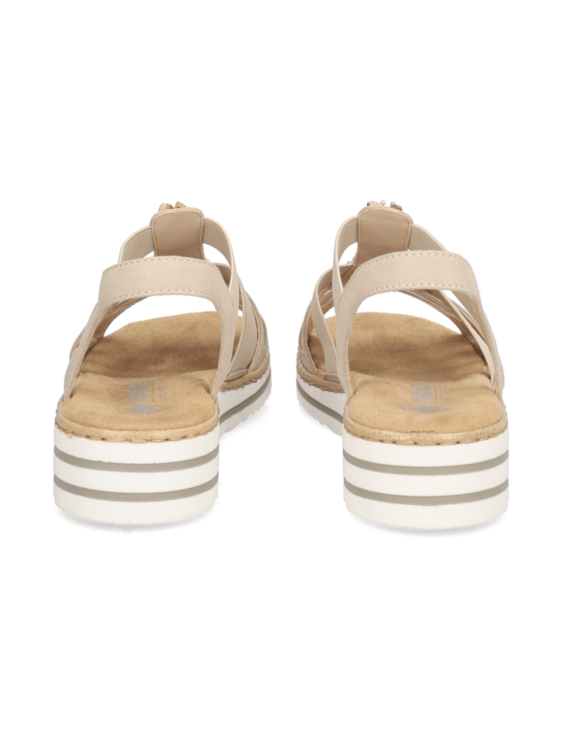 Rieker-Keilsandale-blau