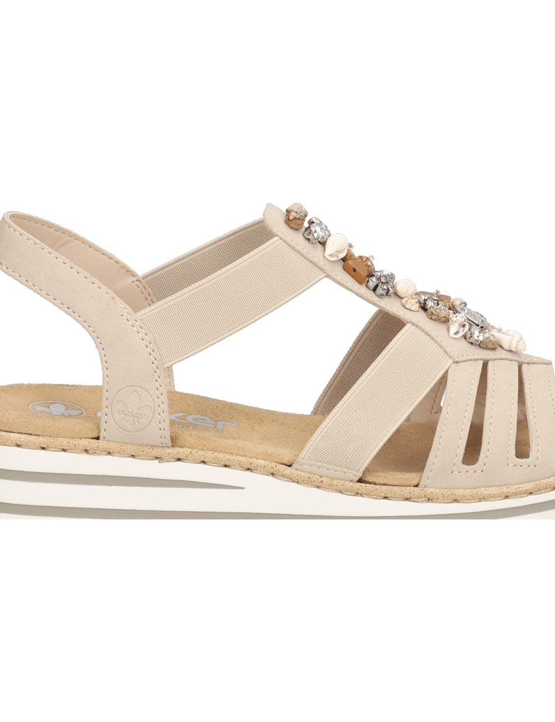 Rieker-Keilsandale-blau