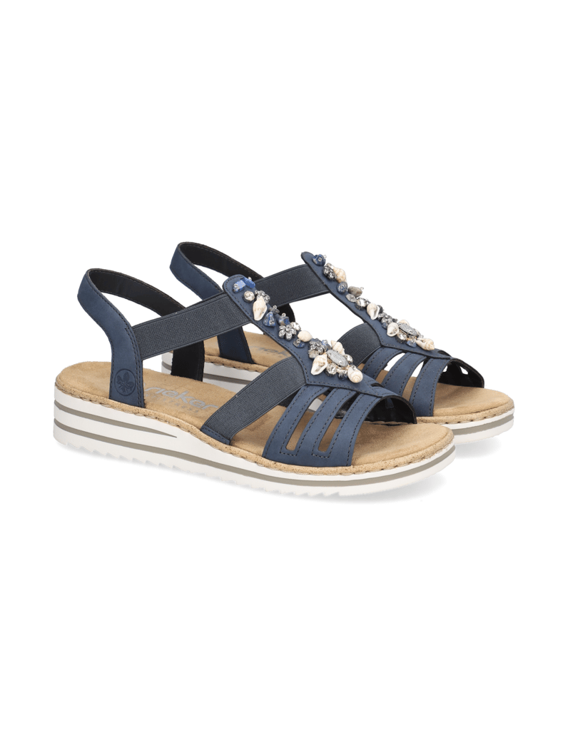 Rieker-Sandale-blau