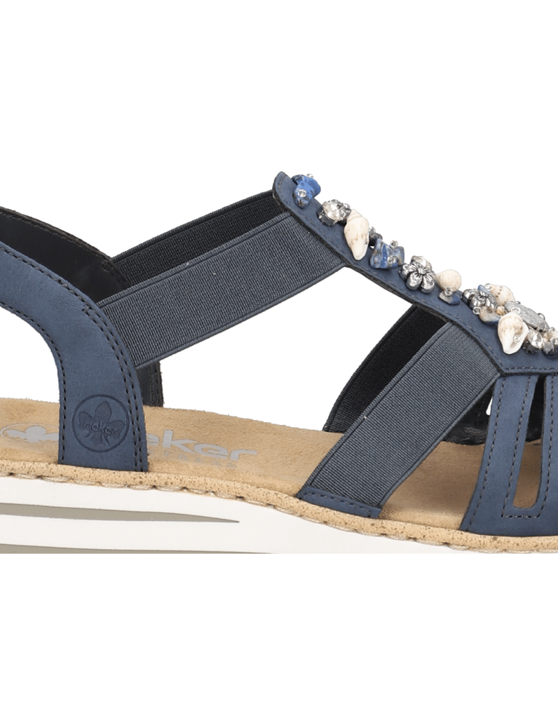 Rieker-Sandale-blau