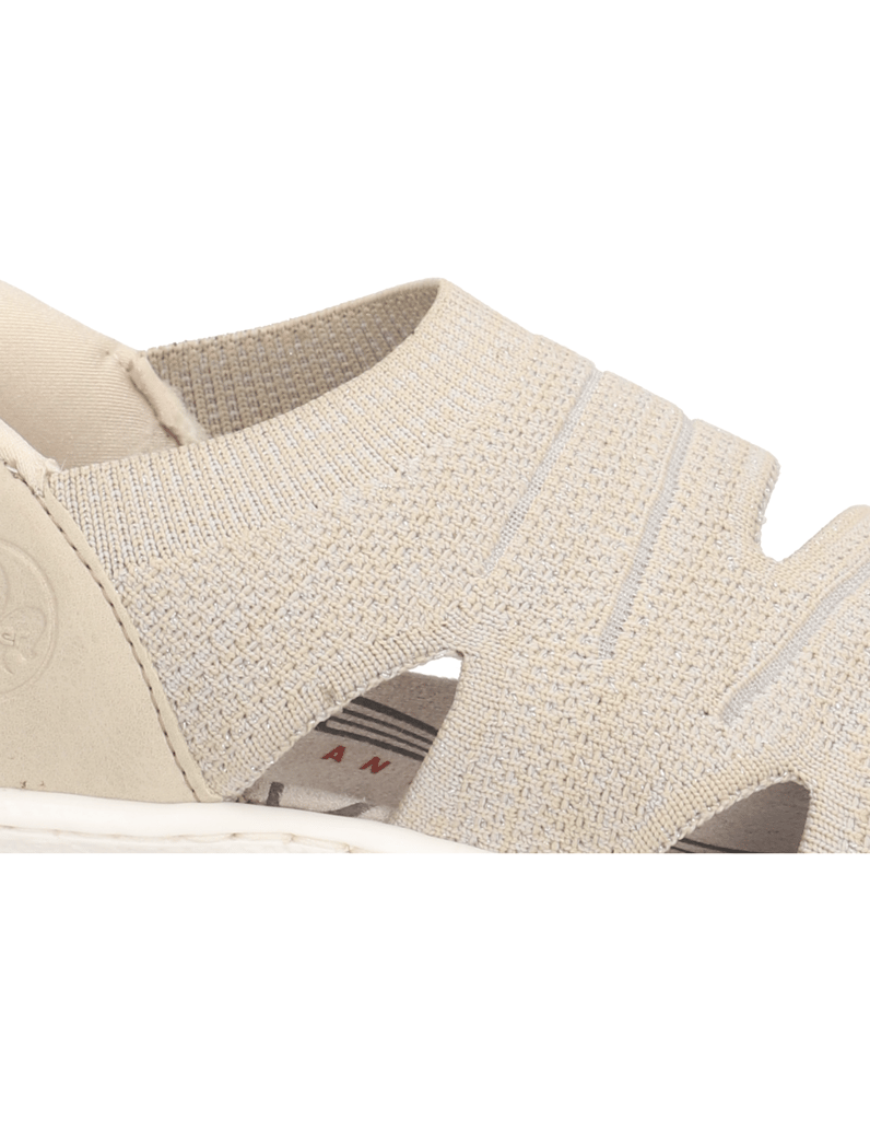 Rieker-Textil-Sandale-beige