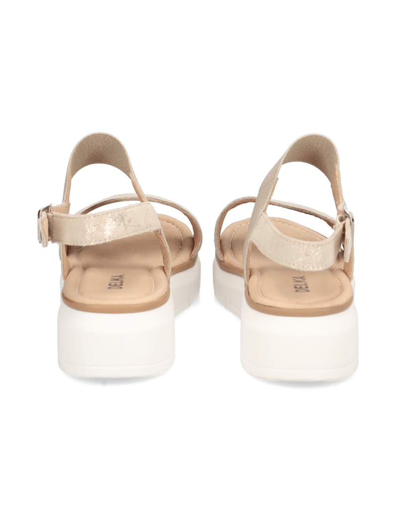 DELKA-Sandale-gold