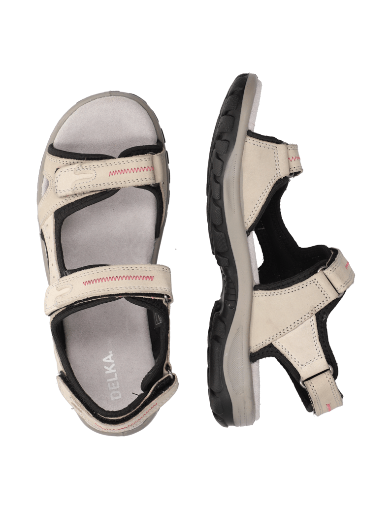 DELKA-Sandale-beige