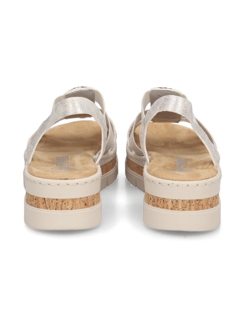 Rieker-Sandale-silber