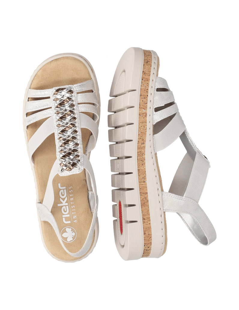 Rieker-Sandale-silber