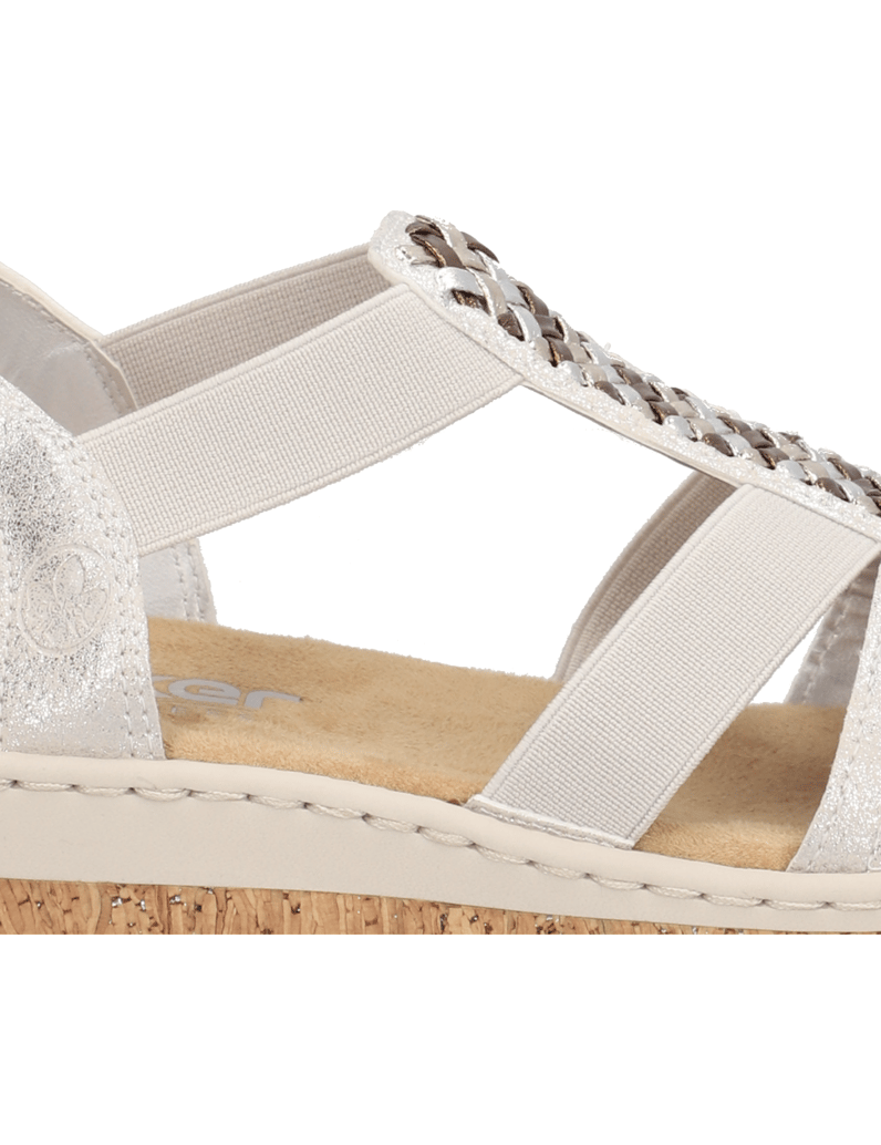 Rieker-Sandale-silber