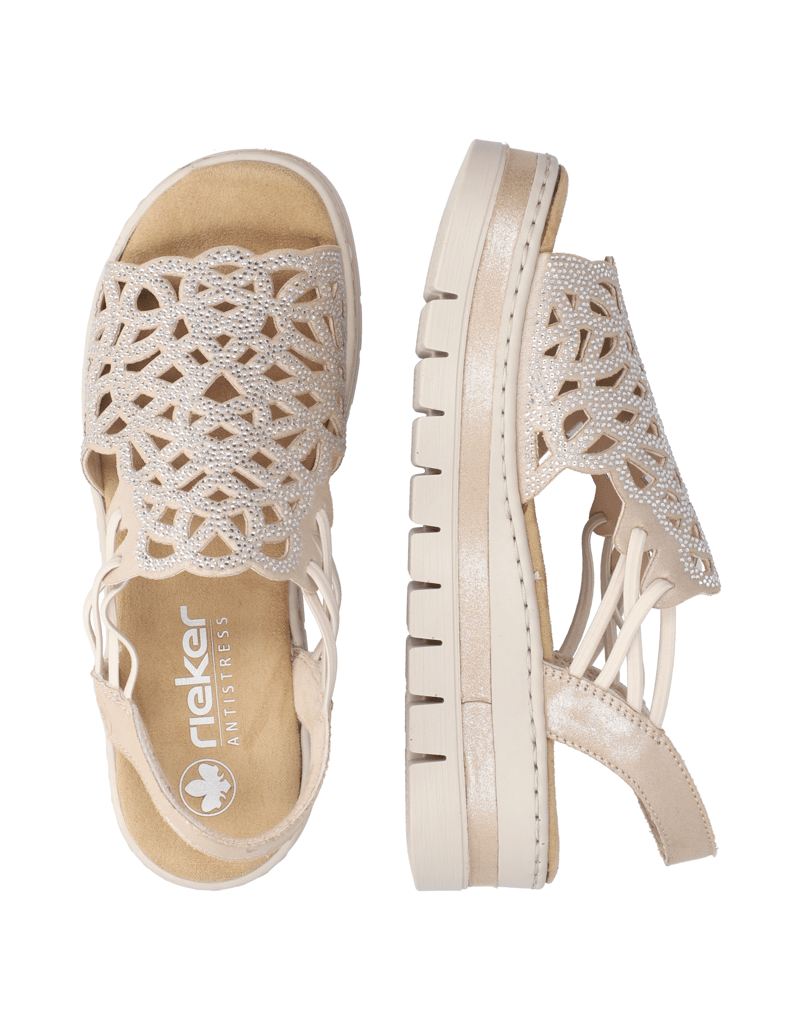 Rieker-Sandale-beige