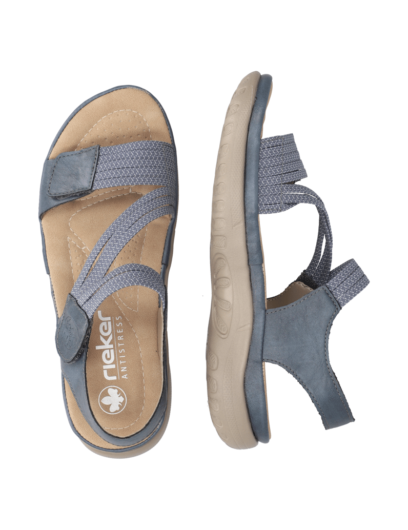 Rieker-Sandale-blau