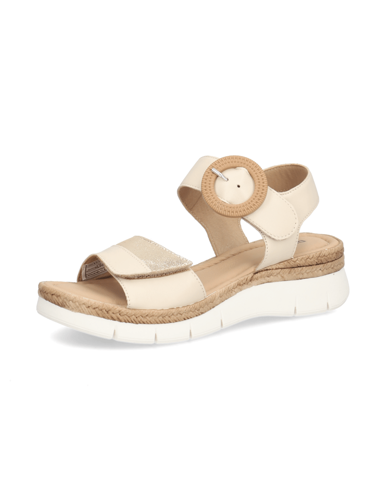 DELKA-Sandale-beige