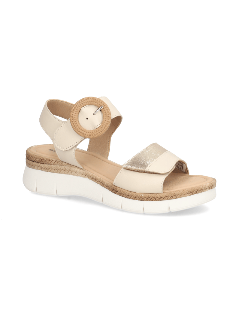 DELKA-Sandale-beige