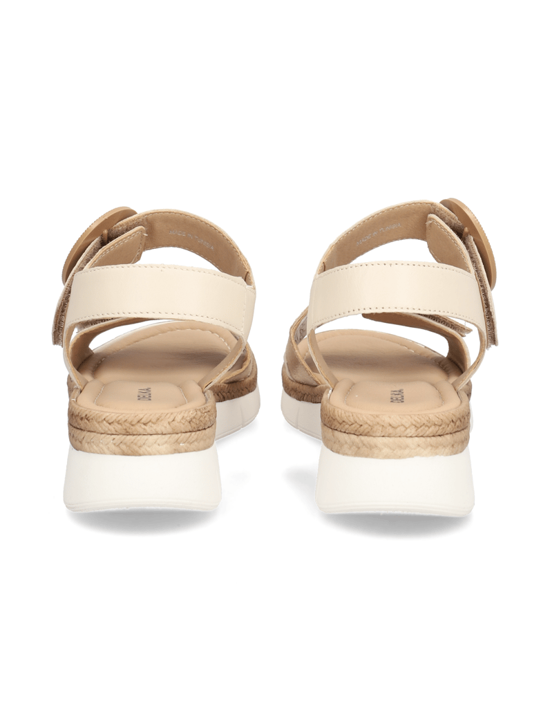 DELKA-Sandale-beige