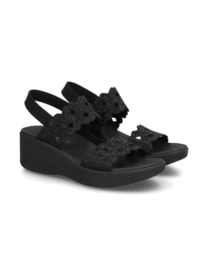 Skechers-Sandale-schwarz