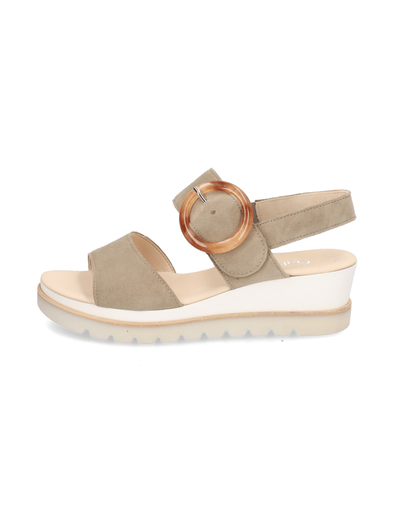 Gabor-Veloursleder-Sandale-weiss