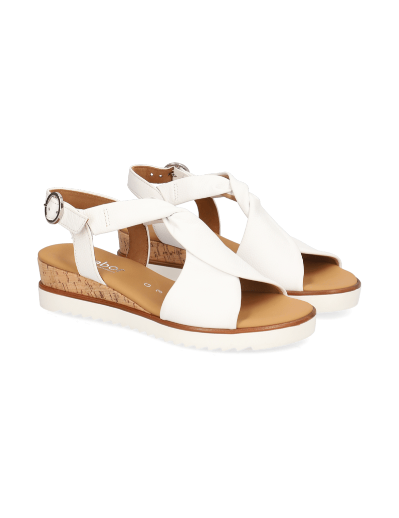 Gabor-Glattleder-Sandale-silber