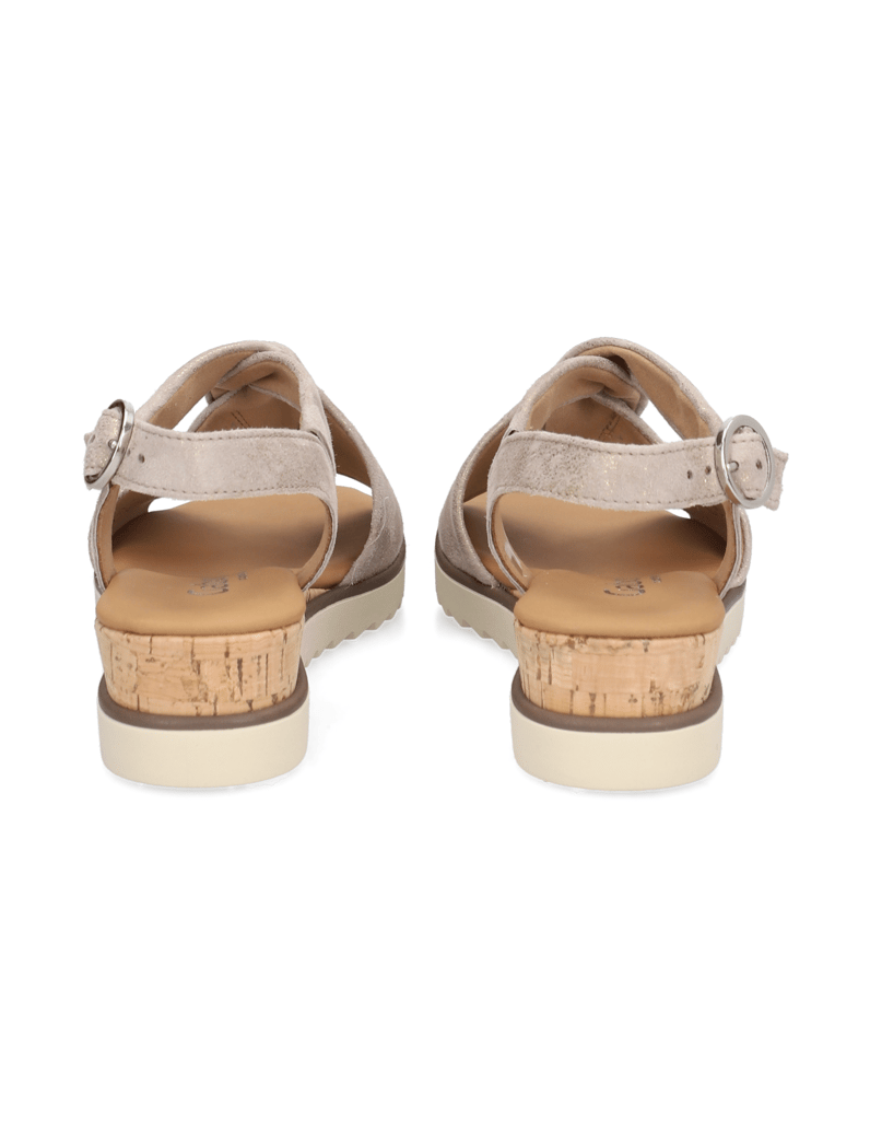 Gabor-Nubukleder-Sandale-silber