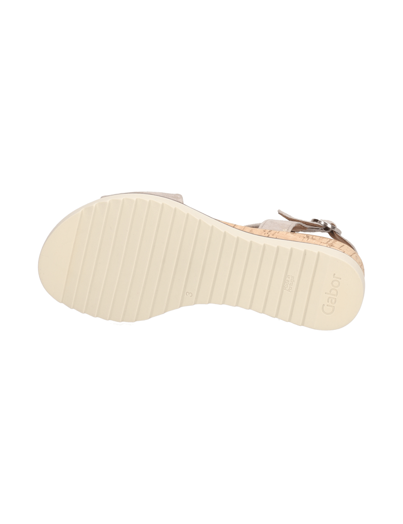 Gabor-Nubukleder-Sandale-silber