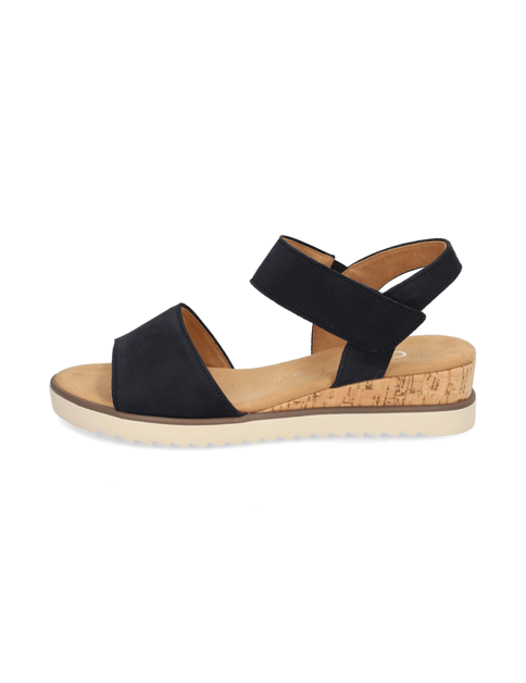 Veloursleder Sandale