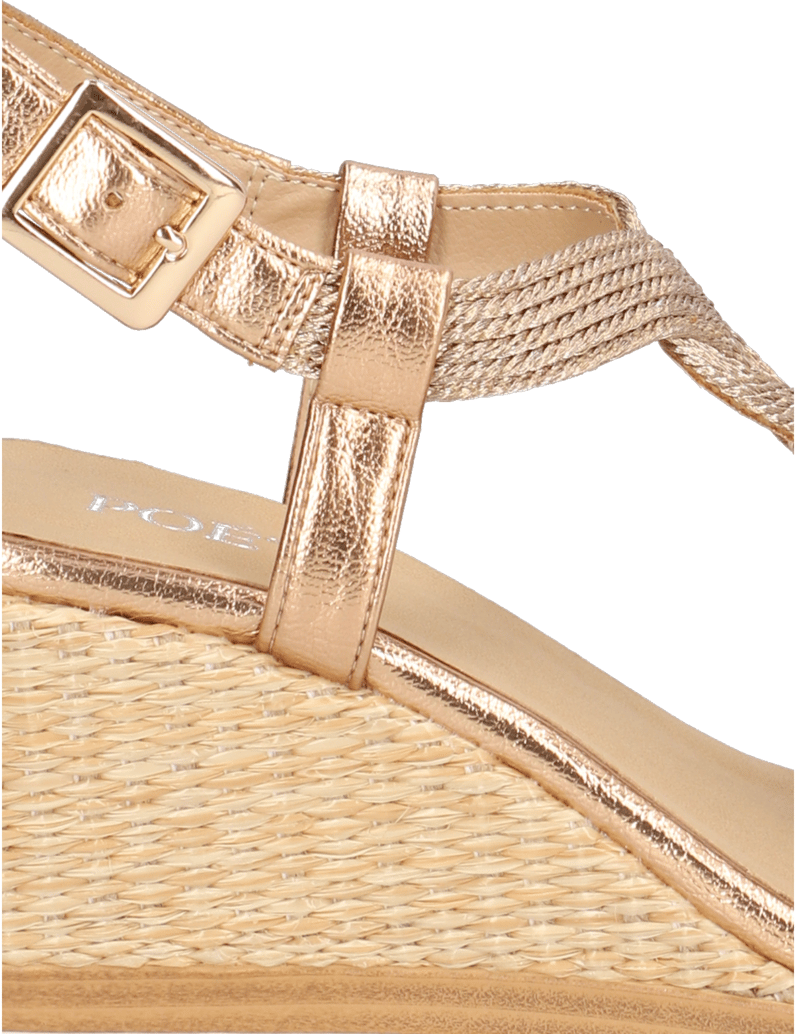 POE-Textil-Keilsandale-gold